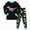 H164-Black, variant on TOWED22 Pajamas For Kids Little Boys Pajamas Dinosaur Cotton 2 Piece Train Toddler Sleepwear Fall Winter Clothes Set 6-12 Months 12-24 Months 2t 3t 4t 5t 6t 7t 8t 9t Children,Dark Green,8-9 Y