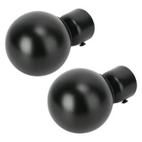 2Pcs Iron Curtain Rod End Simple Decorative Home Accessory