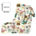 thumbnail image 2 of LSLJS Christmas Throw Blanket Holiday Throw Blanket, Christmas Flannel Printed Blanket New Office Nap Blanket Fleece Blanket Leg Blanket Warm Sofa Blanket, 2 of 4
