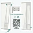 thumbnail image 6 of 13" x 80" Sliding Glass Patio Door Dog Insert With Lock — Adjustable Height, Aluminum Frame, Tempered Glass, 6 of 7