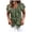 AG, variant on Women's Ruffle V Neck Blouse Short Sleeve Button Down Solid Casual Dressy Work Tops (AG, XXL)