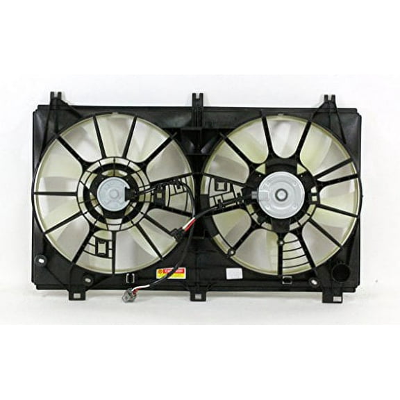 Dual Radiator and Condenser Fan Assembly - Cooling Direct Fit/For LX3115131 14-18 Lexus IS250 Sedan 2.5L
