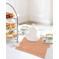 thumbnail image 4 of Orange Plaid Kitchen Dish Towels for Drying Dishes Set of 3, Modern Farmhouse Simple Abstract Stripes Waffle Weave Microfiber Hand Tea Bathroom Towels Quick Dry & Absorbent Towel 12x12, 4 of 7