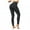 Black, variant on Women's High Waisted Booty Lift Scrunch Yoga Pants Workout Leggings for Squat Proof Comfort and Flexible Performance in Fitness Wear Grey L