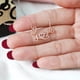 thumbnail image 5 of Collar con Colgante de Diamantes Reales JeenMata Amor en Oro Rosa de 18 K sobre Plata, 5 of 6