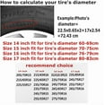 thumbnail image 6 of Cute On The Road Again Spare Tire Cover for Rv SUV Truck Trailer - Funny Wheel Covers Weatherproof Universal Fit for Camper Outdoor Travel Wheel Protectors Cover, 6 of 10