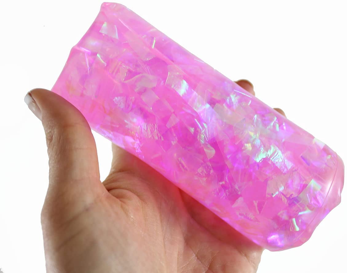 Bundle of 4 Different Water Trick Snakes - Filled with Glitter, Confetti, Sparkles, and Super Long - Slippery Tricky Wiggly Wiggler Tube - Sensory Fidget Ball (RANDOM COLORS)