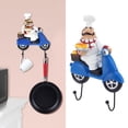 thumbnail image 4 of Hook, Nail-free Adhesive Hook Beautiful And Practical Cartoon Chef Pattern  For Entrance For Kitchen BS084, 4 of 8