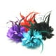 thumbnail image 3 of Accesorio para el cabello para mujer, broche de flores de plumas, adornos de ramillete azul, 3 of 9
