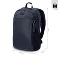 thumbnail image 3 of TOTTO Mochila Grande para Hombre Porta Laptop 13 con Bolsillo para Botella | Escuela - Oficina - Via azul G, 3 of 6