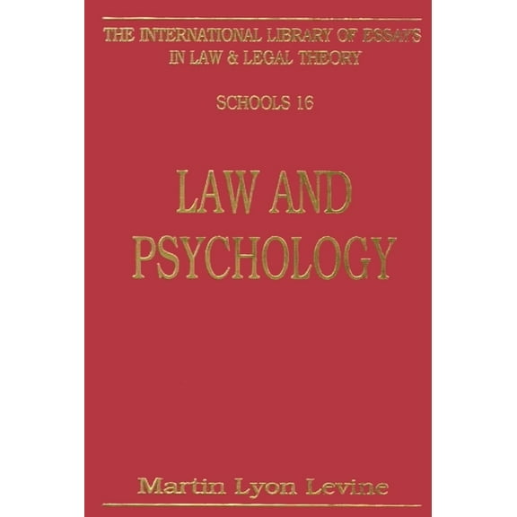 Law and Legal Law and Psychology, Book 43, (Hardcover)