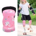 thumbnail image 4 of Kids Knee Pads, Kids Protective Gear Washable Comfortable Soft  For Roller Skating For Outdoor Sports For Riding Pink,Dark Blue, 4 of 8
