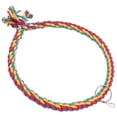 thumbnail image 3 of Bird Cotton Rope Ring Toy, Colorful Swing with Hook for Easy Installation, Safe Non Odorless for Parakeets Cockatiels Conures Lovebirds Finches Macaw, 3 of 7