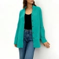 thumbnail image 3 of Women's Solid Color Long Sleeve Button Down Shirt with Collar and Pocket, 3 of 6