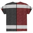 thumbnail image 2 of Fantasy Football Team Maroon and Black All Over Youth T Shirt Multi YLG, 2 of 2