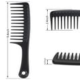 thumbnail image 3 of Wide Tooth Comb and Large Hair Detangling Comb, Durable Hair Brush for Best Styling and Professional Hair Care, Suitable for Curly Hair, Long Hair, Wet Hair in all Types, Reduce Hair Loss, 3 of 9