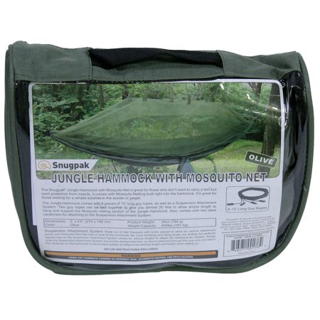 UPC: 0846271001762 | Snugpak Jungle Hammock with Mosquito Net In Olive