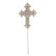 thumbnail image 2 of Palillo de metal para tarta de boda PENGJTMXG cruz de diamantes dorado, 2 of 4