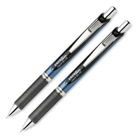 - Pentel Energel Pen - 0.7 Mm Pen Point Size - Needle Pen Point Style - Black Ink - Black Barrel - 2 / Set (BLN77BP2A)