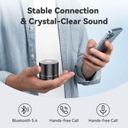 Mini Portable Bluetooth Speaker, Small Wireless Speaker, Deep Bass with Mic, RGB Modes, 5.4 Mini Bluetooth Speaker, IP68 Waterproof, 8H Playtime, for Desk Travel