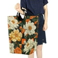 thumbnail image 4 of Yayeee Freestanding Laundry Hamper with Handle Collapsible Large Storage Basket for Clothes, Bright Floral, 4 of 7