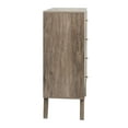 thumbnail image 4 of Allora Modern 4-Drawer Laminated Composite Wood Chest in Drifted Gray, 4 of 9