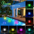 thumbnail image 3 of Lampe Lumire De Piscine Solaire Nergie Lampe Flottante Tang Avec Couleur Changement Tanche Balle Suspendue De Lumire Pour Jardin Piscine Arbre En Plas, 3 of 5