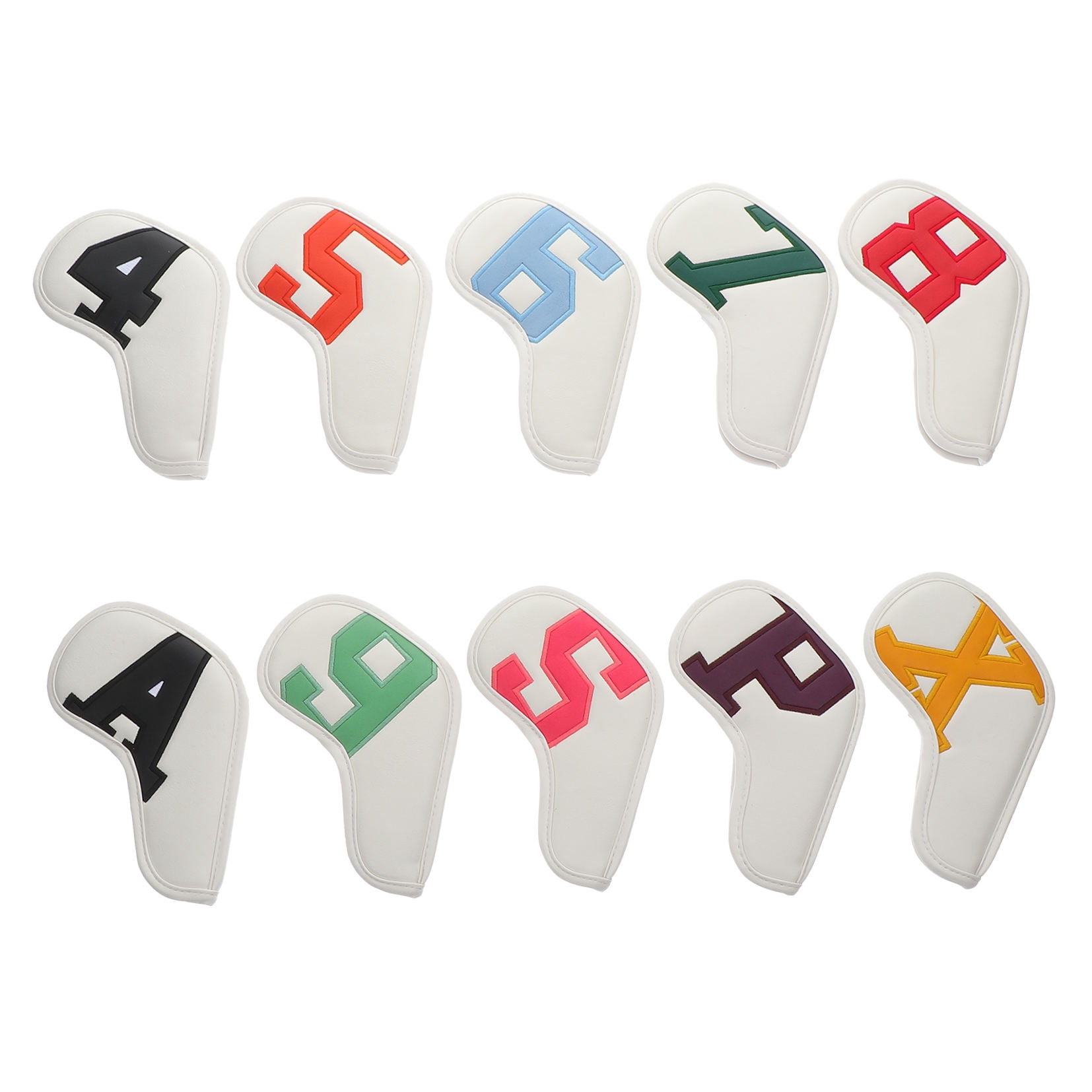 Worgeous Golf Club Head Sleeve Made of Durable PU Leather for Protection Most Clubs
