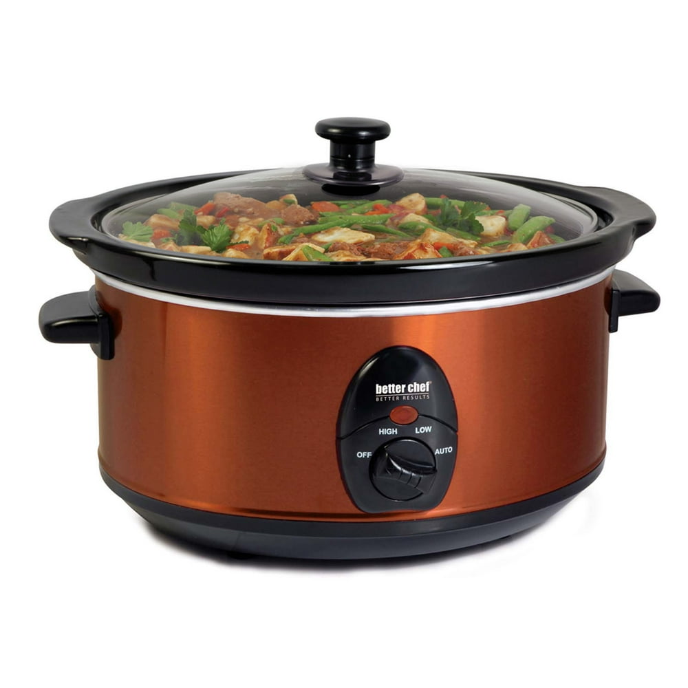 Better Chef 3.5Liter Slow Cooker With Removable Stonewall Walmart