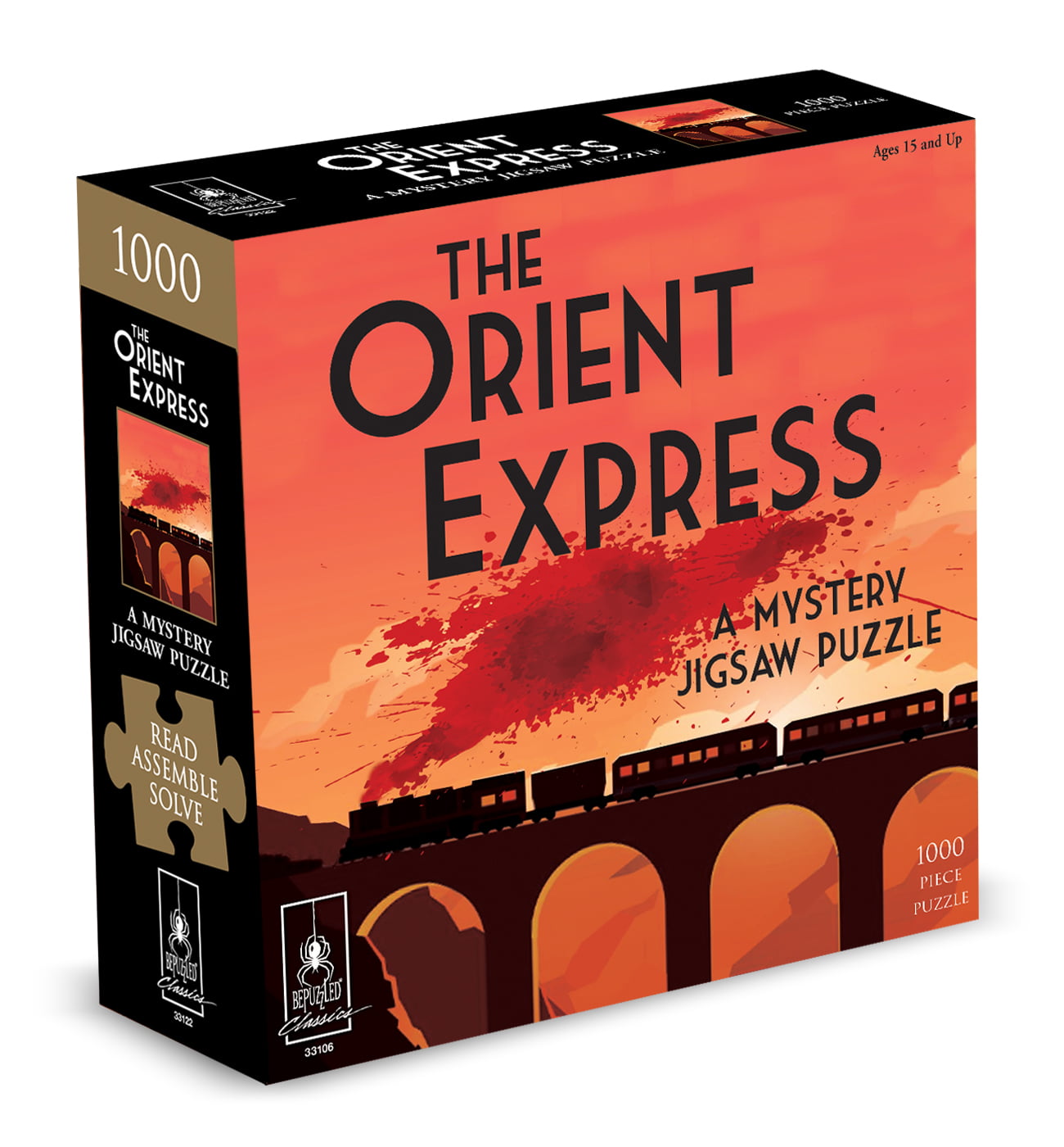 El misterio Orient Express 1000 Pieza Rompecabezas Con Libro PL 