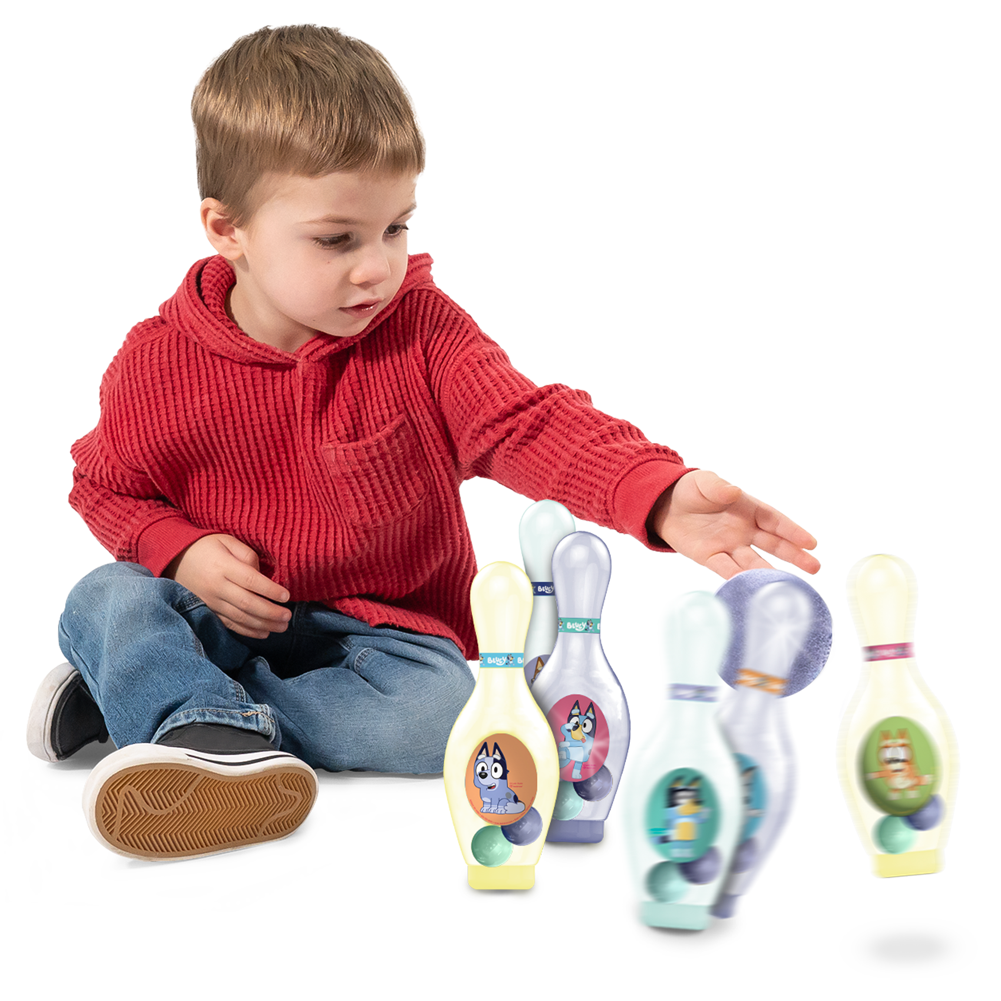 Hedstrom Kids Light Up Bowling Set, Bluey