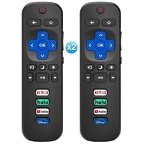 (Pack of 2) Replacement for Roku -TV-Remote-Contorl Compatible for TCL Roku/Hisense Roku/Onn Roku/Philips Roku Smart TVs(Not for Roku Stick and Box)