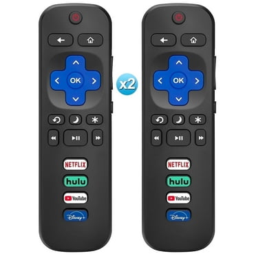 (Pack of 2) Replacement for Roku -TV-Remote-Contorl Compatible for TCL Roku/Hisense Roku/Onn Roku/Philips Roku Smart TVs(Not for Roku Stick and Box)