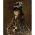 thumbnail image 3 of Édouard Manet 12x14 Black Modern Framed Museum Art Print Titled - Berthe Morisot (C. 1869-73), 3 of 5