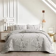 thumbnail image 3 of Soft bedsheet and bedspread set Gray Branch - Twin - 2 Piece, 3 of 5
