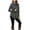 Dark Gray, variant on tarylea Women Tops Casual Turtleneck V Shaped Hem Tops Solid Color Long Sleeve Loose Shirt Comfy Tops