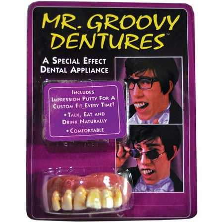 Big Bubba Mr. Groovy Teeth Halloween Accessory