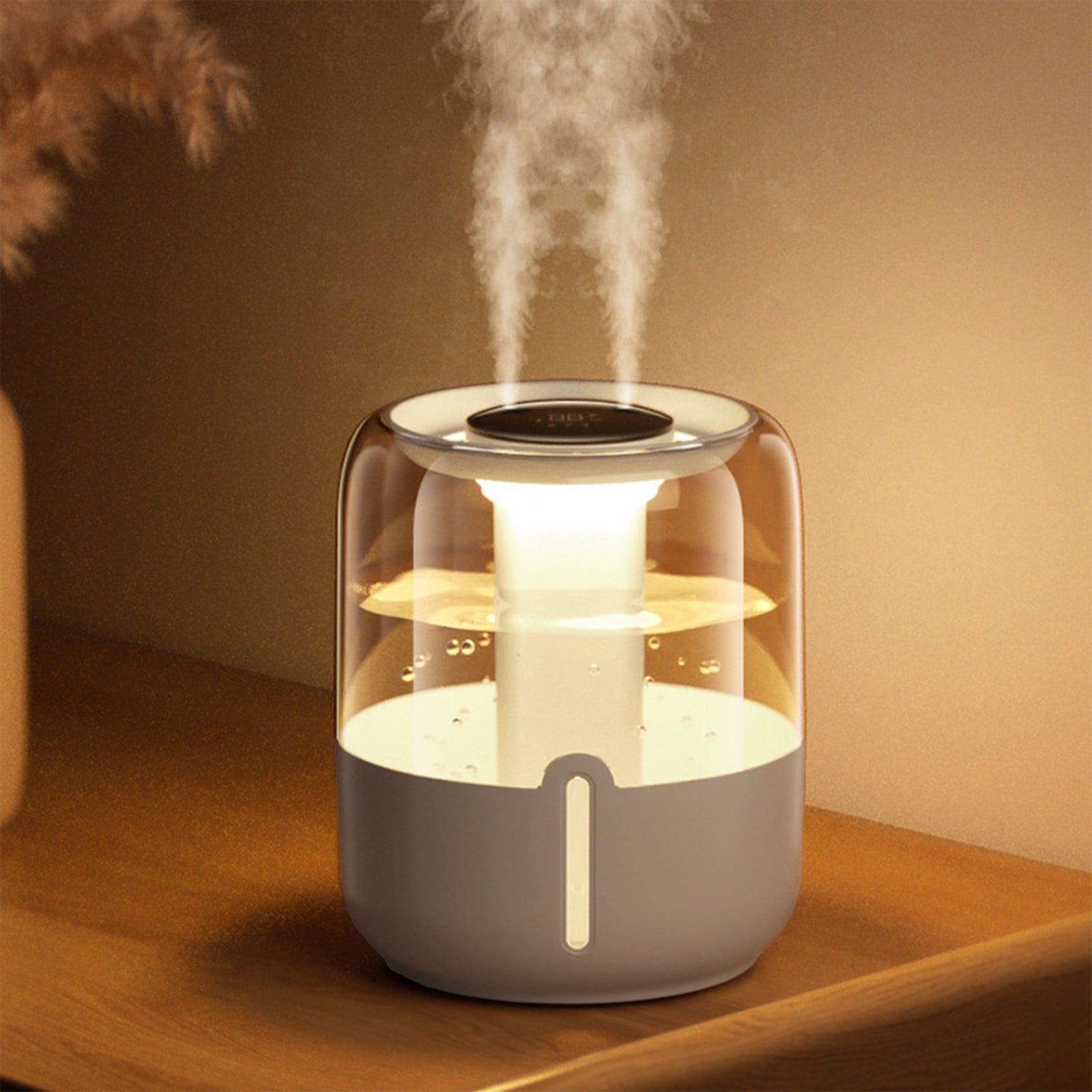 Miogawg Humidifiers For Bedroom, Large Capacity Double Spray Humidifier, Easy To Fill & Clean, Quiet Cool Mist Air Humidifier For Home Baby Nursery & Plants, Night Light Humidifier