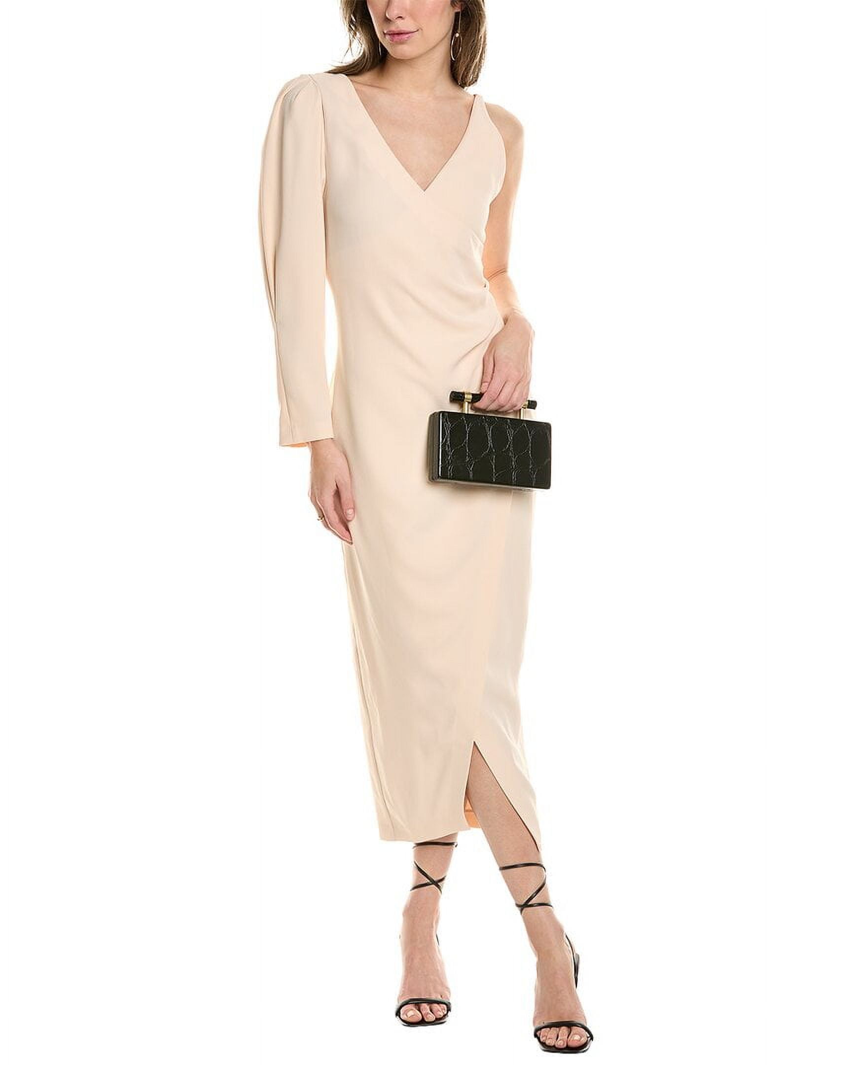 slim fit dress slacks Emeri Metallic Knit Mini Dress – SEROYA main image 0