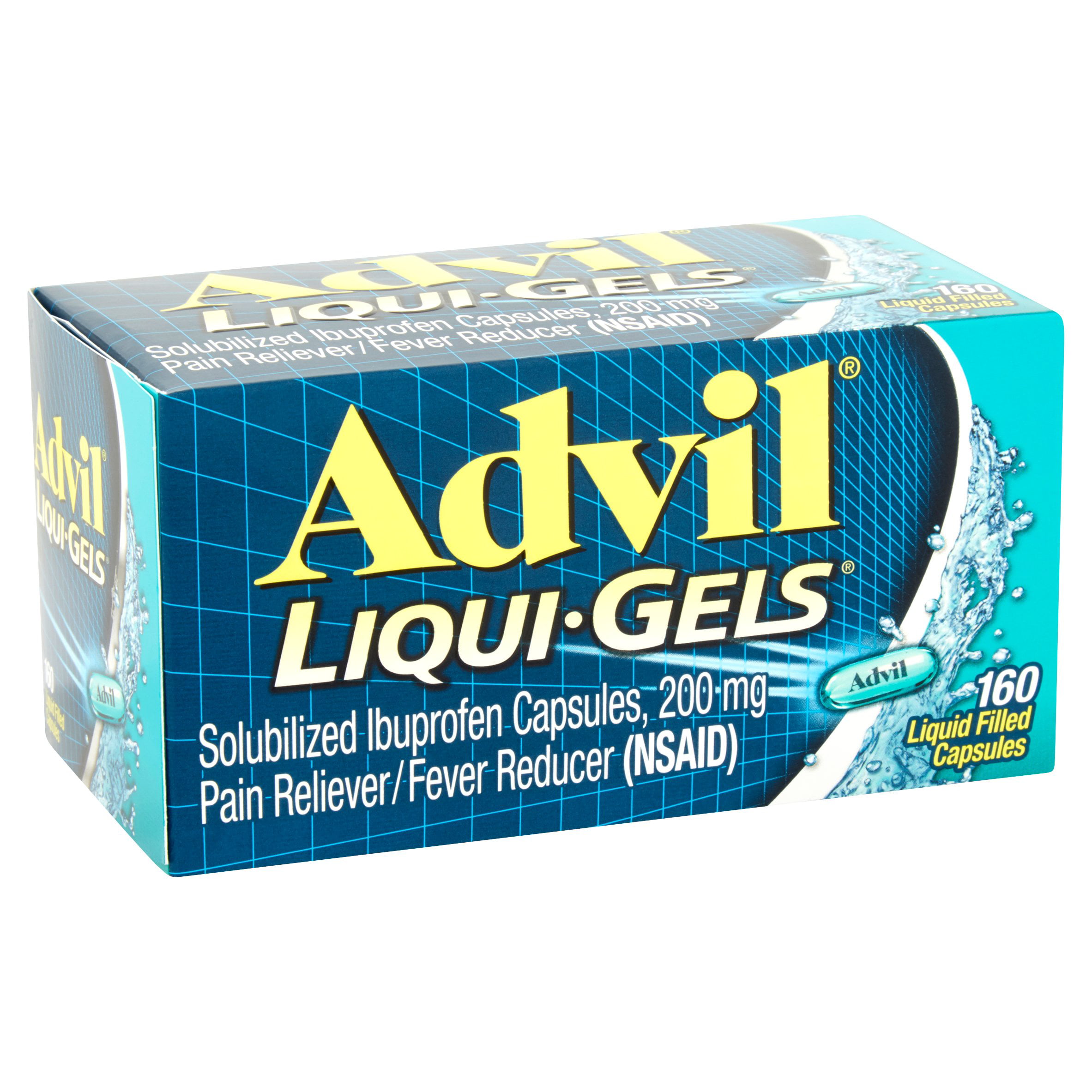 advil liqui-gels (160 count) pain reliever / fever reducer liquid