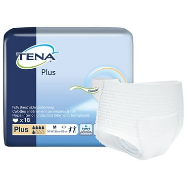 Tena Stretch Incontinence Brief, Fully Breathable Stretch Brief, Ultra ...