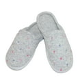 thumbnail image 2 of Isotoner  Terry Scalloped Embroidered Clog Slippers (Women's), 2 of 3