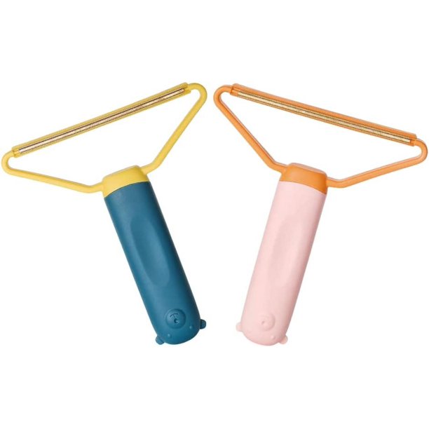 2 cepillos quitapelos para mascotas, cepillo para el pelo, cepillo reutilizable para el pelo de mascotas para perros y gatos, rodillo de pelo para mascotas se puede utilizar en ropa/sofá (rosa+azul) Sincero Electrónica