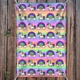 thumbnail image 3 of Cute Kawaii Rainbow Unicorn Pattern Home Business Office Sign, 3 of 3