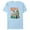 Light Blue, variant on Men's Bambi Retro Poster Graphic Tee Athletic Heather 2X Large