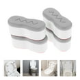 thumbnail image 3 of Toilet Seat Protector Bumpers with ABS TPR Material Grey Color for Home and Bathroom Use 4 Pieces, 3 of 8