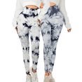 thumbnail image 1 of Set De Dos Leggings Deportivos Tie-Dye Mujer para Yoga y Gym Comodidad y Estilo, 1 of 5
