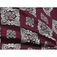 thumbnail image 5 of oneOone Rayon Dark Magenta Fabric Block Sewing Craft Projects Fabric Prints By Yard 56 Inch Wide-FK, 5 of 5