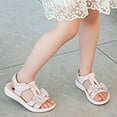 thumbnail image 5 of Zecgelong Girls' Sandals 2026 Summer Children's Roman Sandals Soft Bottom Non Medium Sized Children's And Girls' Sandals Girls Princess Sandals Size 37 Pink, 5 of 5