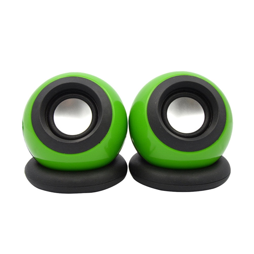 1 Pair Computer Speakers Usb 3.5mm Mini Multimedia Small Desktop